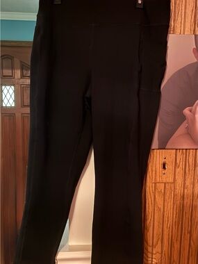 Skechers Black Skinny Ponte Pants